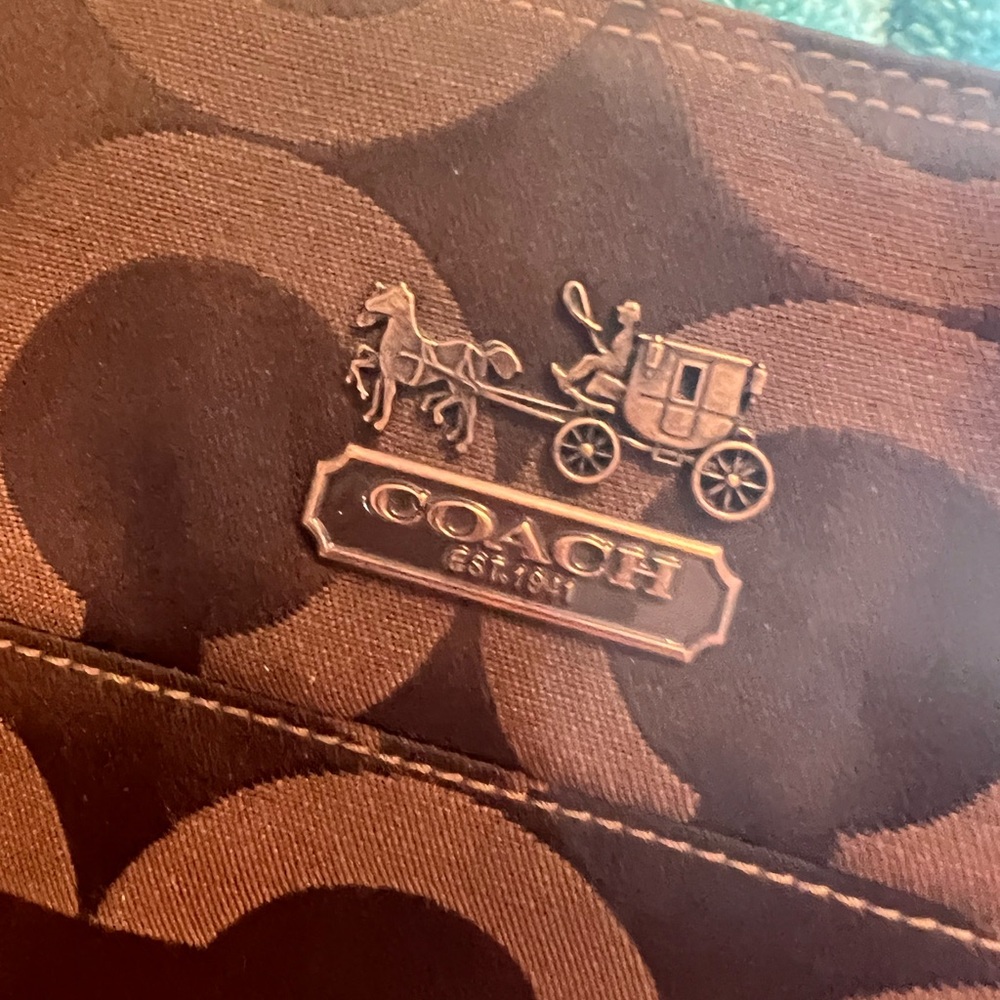 Medium Size Coach Brown “Block C” Pattern. Great … - image 8